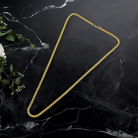 Gold Plated Rope Chain for Men and Women