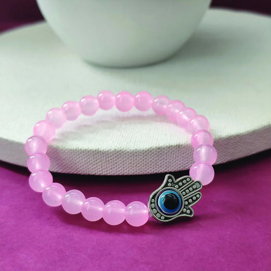 Love Attraction Bracelet with Reiki Chakra (Original Rose Quartz)