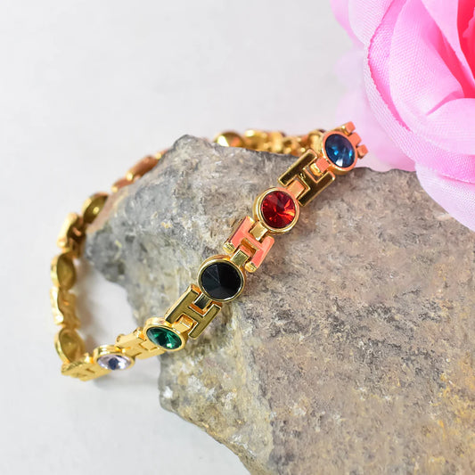 Colorful Dimensional Bracelet