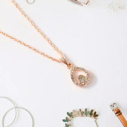 Teardrop Pendant Necklace Jewellery For Women And Girls