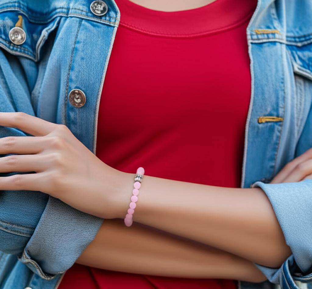 Love Attraction Bracelet (Original Rose Quartz)