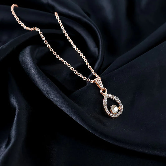 Teardrop Pendant Necklace Jewellery For Women And Girls