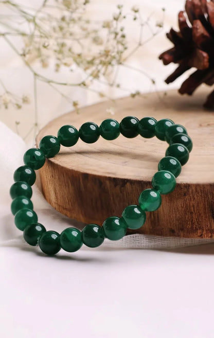 Green Jade Bracelet - For Sharp Mind & Academic Success
