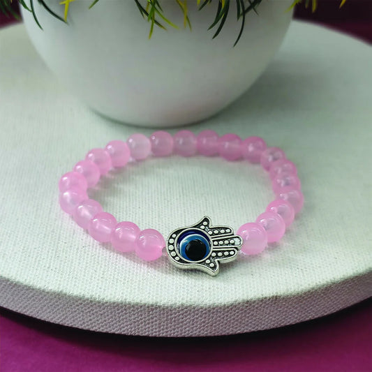 Love Attraction Bracelet with Reiki Chakra (Original Rose Quartz)