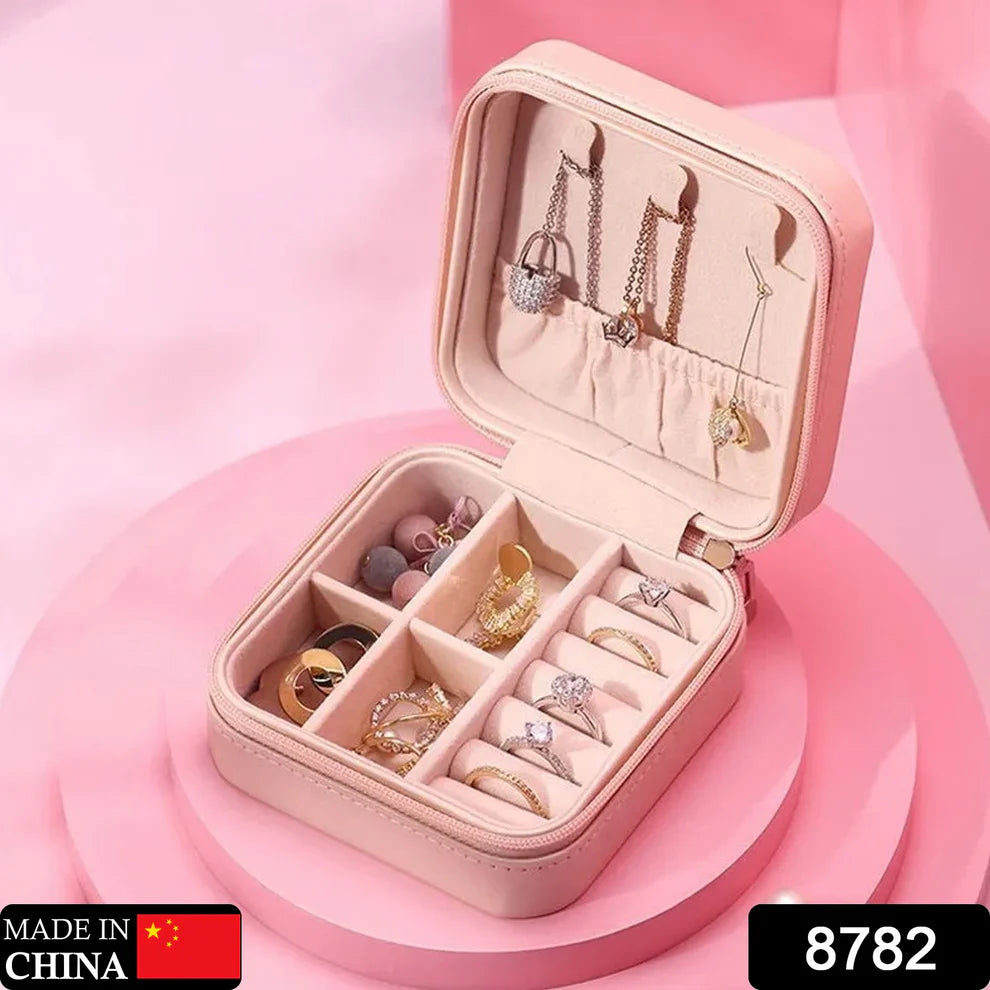 Mini Leather Jewellery Box for Travel & Storage