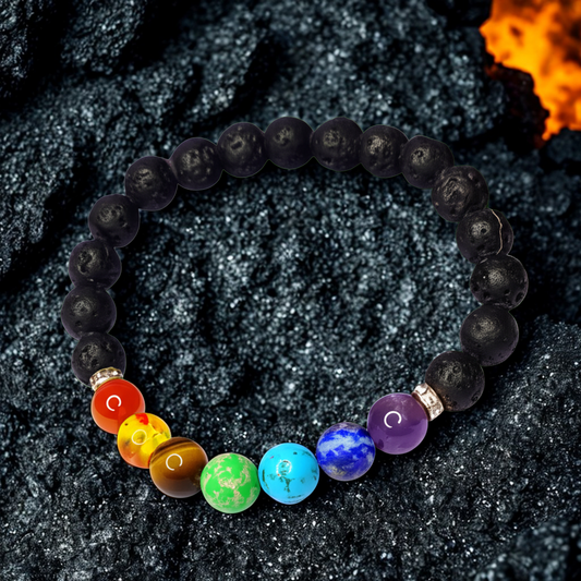 The Real 7 Chakra Crystals with LAVA Stones