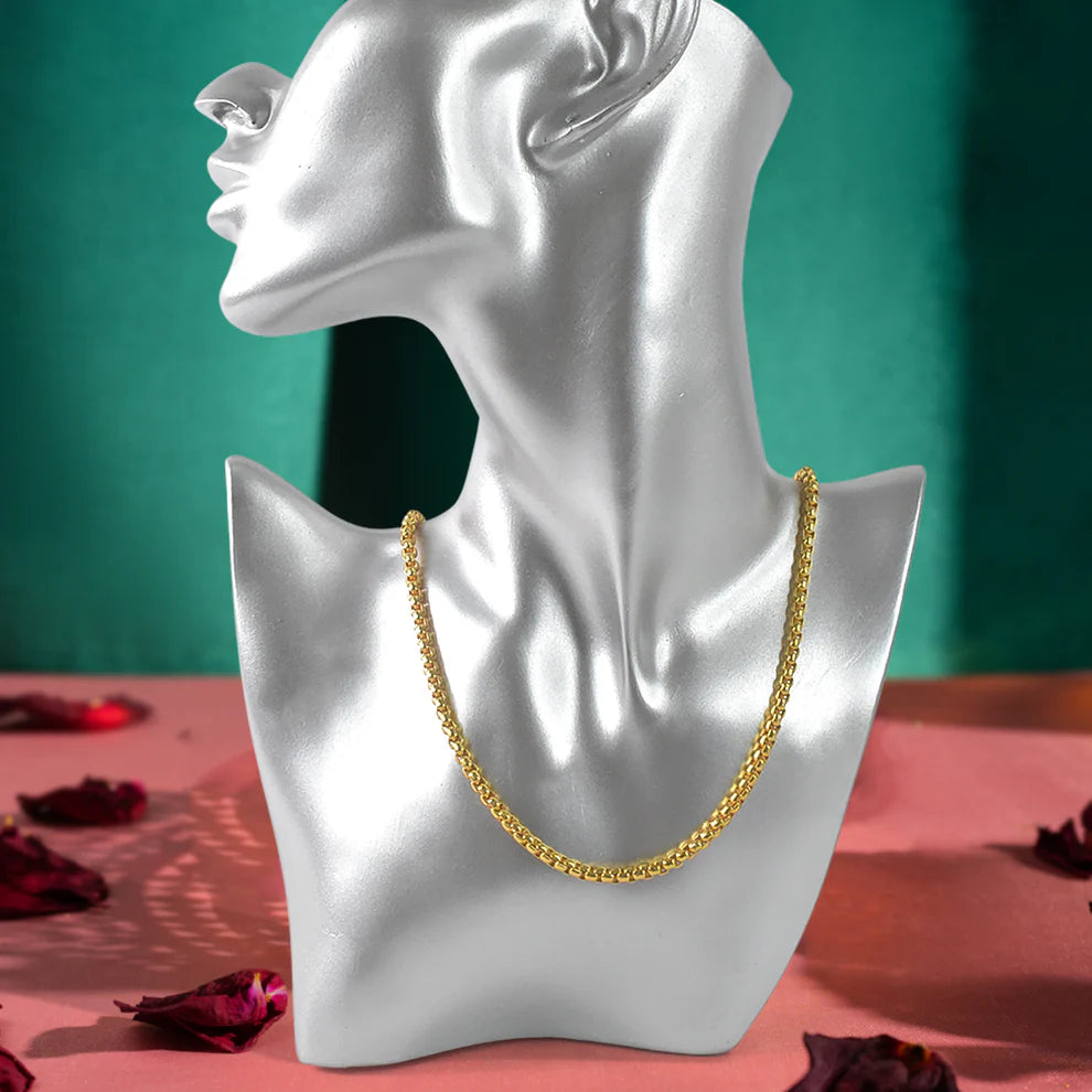 Gold Plated Rope Chain for Men and Women
