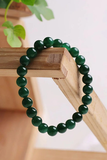Green Jade Bracelet - For Sharp Mind & Academic Success