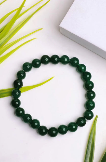 Green Jade Bracelet - For Sharp Mind & Academic Success