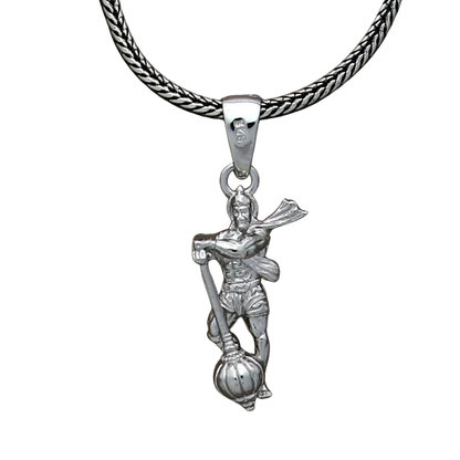 Hanuman Ji Pendant with Gada Religious Jewellery for Men and Women