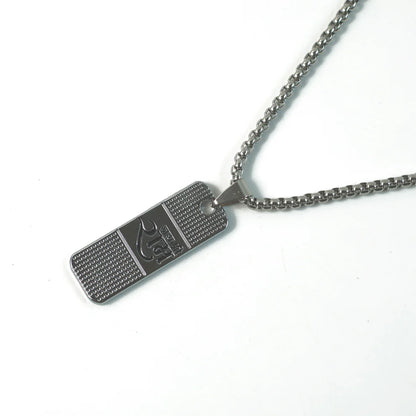 Silver Plated Ram Pendant With Chain For Men And Women